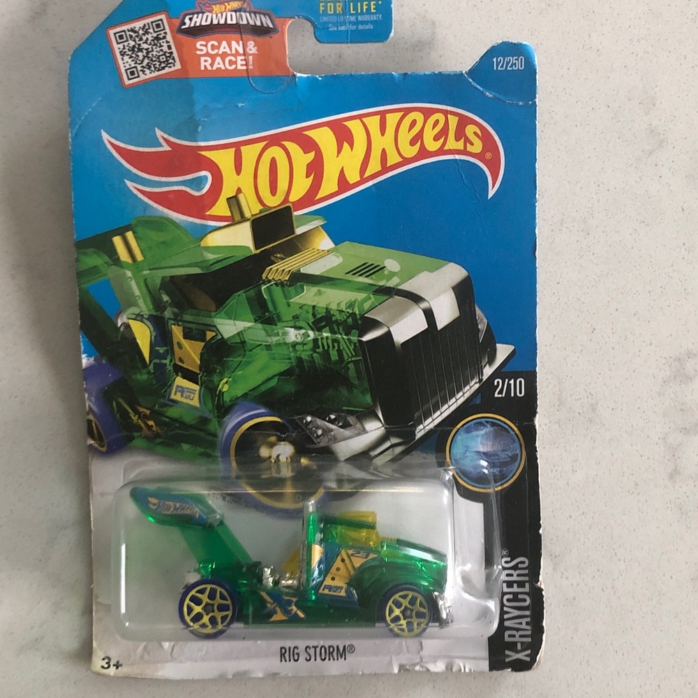 Rig Storm Treasure Hunt Green Toy Car
